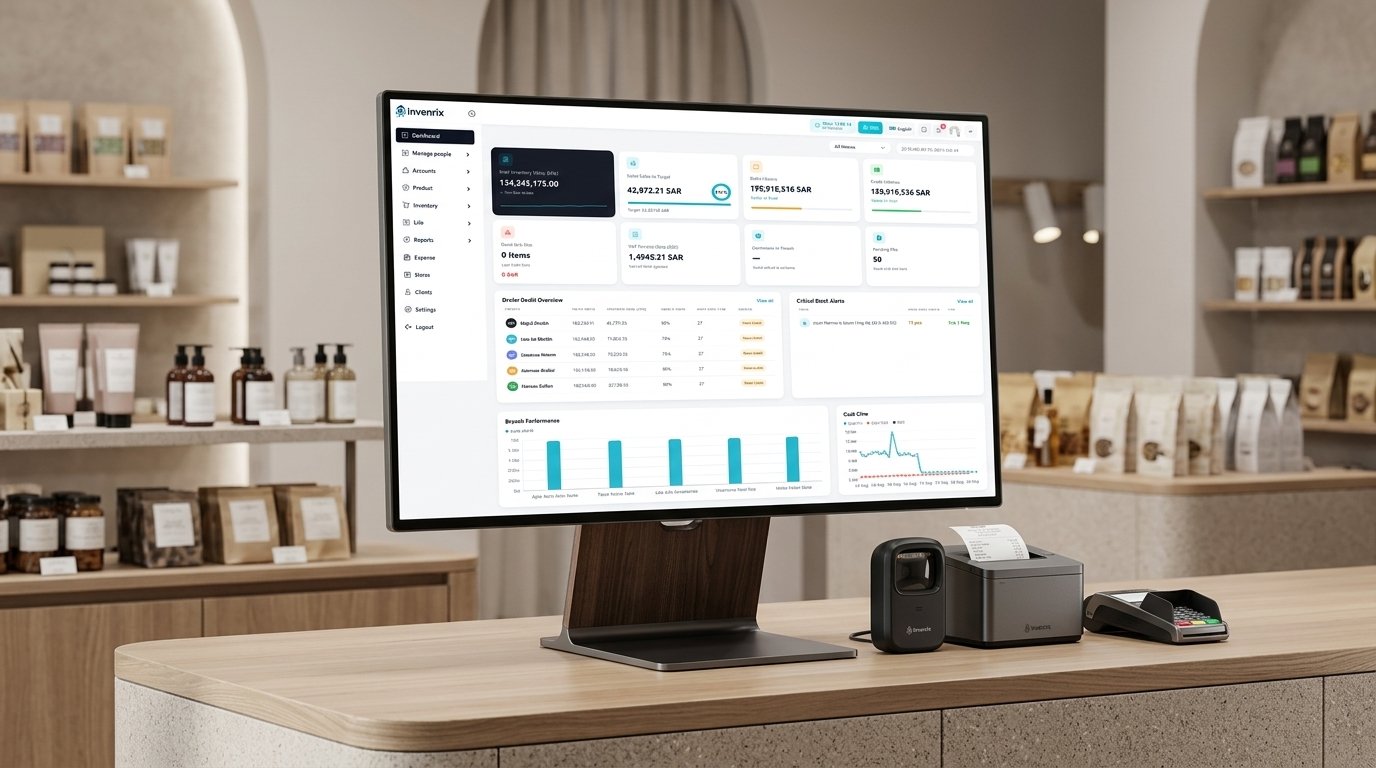 Invenrix Inventory Management Multi-Branch Comparison Dashboard